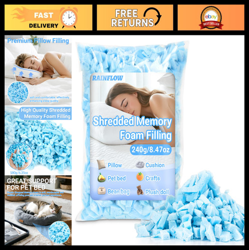 Shredded memory foam filling - memory,